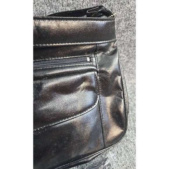 Ambassador Womens Black Purse and Wallet Combo Shoulder - Picture 3 of 9